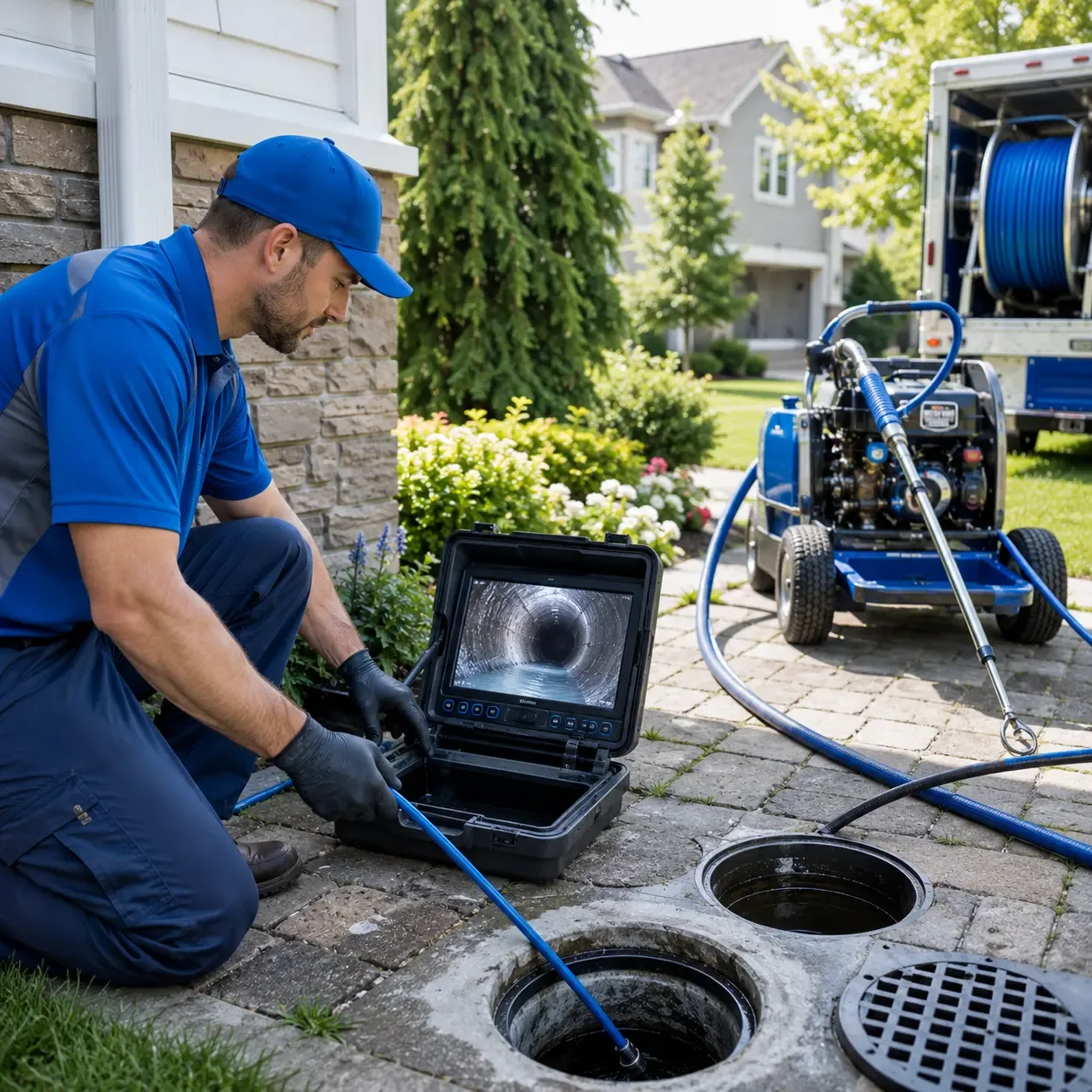 Outdoor drain cleaning professionals serving Glen White, WV